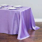 145x275cm Rectangle Tablecloth for Wedding  Party Dining Satin Table Cloth