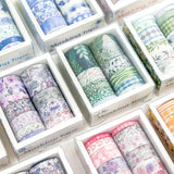 10pcs Wind and Moon series Washi Tape Set Junk Journal DIY scrapbooking
