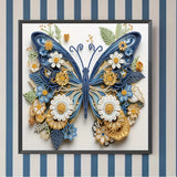 5D DIY Partial Special Shaped Drill Diamond Painting "Butterfly"