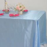 Reusable Satin Tablecloth Wedding Marriage Party Decoration Polyester Table Cloth Set C