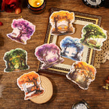 20pcs/pack Beautiful Jungle Fairy Collage Stickers Junk Journal DIY scrapbooking