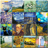 Paint By Numbers DIY Oil Painting Canvas Figure Frameless "Van Gogh Paintings"