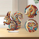 5D DIY Diamond Painting Special Shape Desk Ornament "Squirrel"