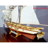 Spanish Baltimore Schooner Ship Model Building Kit  Halcon Retro Cannons Luxurious Sailboat