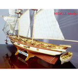 DIY Spanish Baltimore Schooner Ship Model Kit Halcon Retro Cannons L