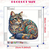 1pc Cat Pattern Special Shape Crystal Diamond Painting Partial 5D DIY