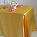 Reusable Satin Tablecloth Wedding Marriage Party Decoration Polyester Table Cloth Set B