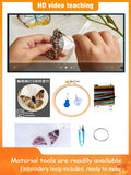 Embroidery Kit Butterfly DIY Sewing With Hoop