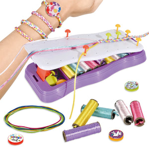 Friendship Bracelet Making Kit Jewelry String Maker Kit DIY Arts and Crafts Toy for Kids