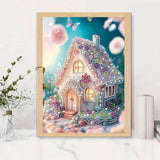 5D DIY Diamond Painting Special Shape Drill "Fairy House Landscape"