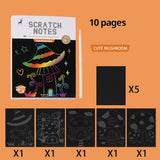 Children Scratch Art Painting Set Magic Rainbow Colors for children