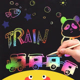 Rainbow Art Paper Rainbow Scratch Paper Children's Art Book