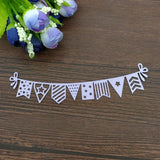 Steel Flag Banner Design Metal Die Cutting Dies for Scrapbooking  Paper Cards