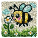 Latch hook DIY rug kit preprinted " 30 Various patterns " approx 30x30