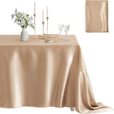 Rectangle Satin Tablecloth Wedding party Birthday Events