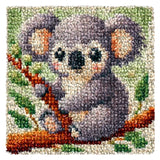 Latch hook DIY rug kit preprinted " 30 Various patterns " approx 30x30