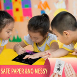 Children Scratch Art Painting Set Magic Rainbow Colors for children