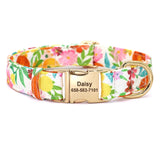 Personalized Dog Collar Cute Bowknot Flower For Small to Large Dogs