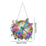 5D DIY Diamond Painting Special Shape Drill Art Hanging Ornament "Crystal Dragonfly"