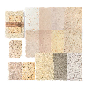 28pcs/pack Vintage Reliefs Texture Paper Junk Journal DIY scrapbooking