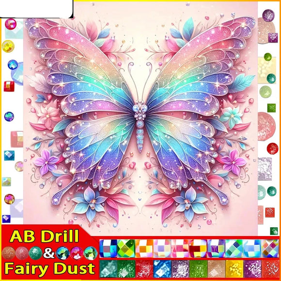 5D DIY Diamond Embroidery Full Square/round Fairy Dust AB DIY 5D Diamond Painting 