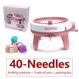 22/40/48 needle Hand Knitting Machine Loom with Row Counter for  Scarf Beanie Socks