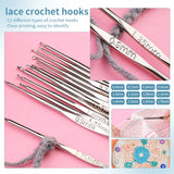 Knitting Crochet Hook Set DIY Craft Crochet Knit With Bag