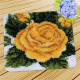 Latch hook DIY rug kit preprinted " 23 various patterns" sizes vary