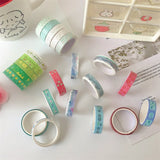 5Pcs/Box Retro Geometry Washi Tape Set