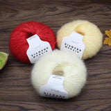 Mohair Baby Wool Crochet Yarn for Hand-Knitting, crocheting, Scarves Min order 5 Pcs