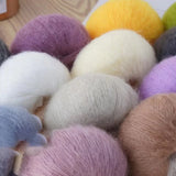 Mohair Baby Wool Crochet Yarn for Hand-Knitting, crocheting, Scarves Min order 5 Pcs