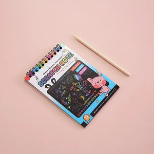 Rainbow Art Paper Rainbow Scratch Paper Children's Art Book