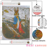 5D diamond embroidery painting full round/ square "Peter Rabbit"