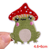Cartoon Dinosaur Patches For Clothing Thermoadhesive Patches Cute Animal Patch Iron on Embroidery Patches on Clothes Applique