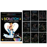 Children Scratch Art Painting Set Magic Rainbow Colors for children