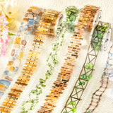 25mm*2m PET Tapes Garden Path Junk Journal DIY scrapbooking