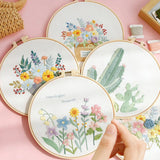 DIY Flower Embroidery Starter Kit for Beginner