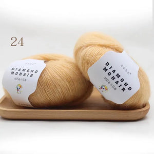 Mohair Baby Wool Crochet Yarn for Hand-Knitting, crocheting, Scarves Min order 5 Pcs