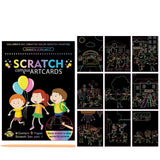 Children Scratch Art Painting Set Magic Rainbow Colors for children