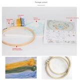 DIY Embroidery kits with Hoop " Cat patterns"