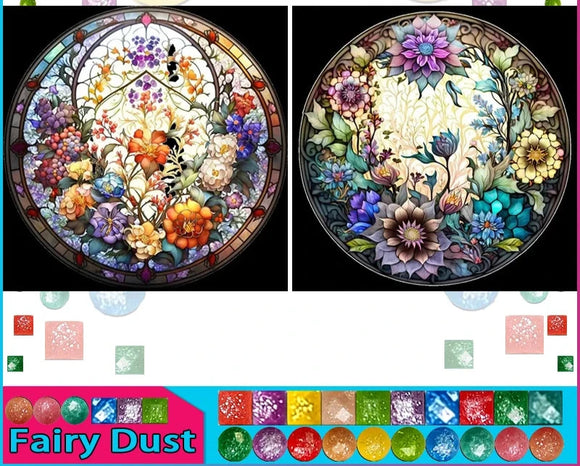 5D DIY Diamond Embroidery Full Square/round Fairy Dust Diamond Painting 