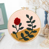 Complete DIY Punch Needle Embroidery Kit For Beginners with Magic Embroidery Punch Needle