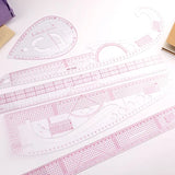 French Curve Soft Patchwork Ruler  Templates DIY Sewing Accessories Tool Kit 6 PCS