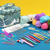 DIY Crochet Knitting Set Tools Crochet wool Markers Accessories With Bag