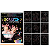 Children Scratch Art Painting Set Magic Rainbow Colors for children