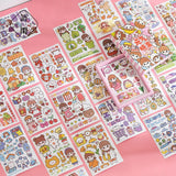 50 Unrepeated Patterns Decorative Stationery Stickers DIY Scrapbooking Journal