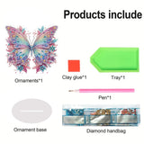 DIY Acrylic Diamond Art Painting Ornament Special Shape "Butterfly"