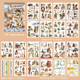 20 Sheets The Harvest day Sticker Book Large Size Junk Journal DIY scrapbooking