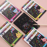 Rainbow Art Paper Rainbow Scratch Paper Children's Art Book