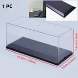 10 Sizes - 1/87 1/64 1/43 1/32 1/24 1/18 Clear Acrylic Car Model Display Box Dust Cover